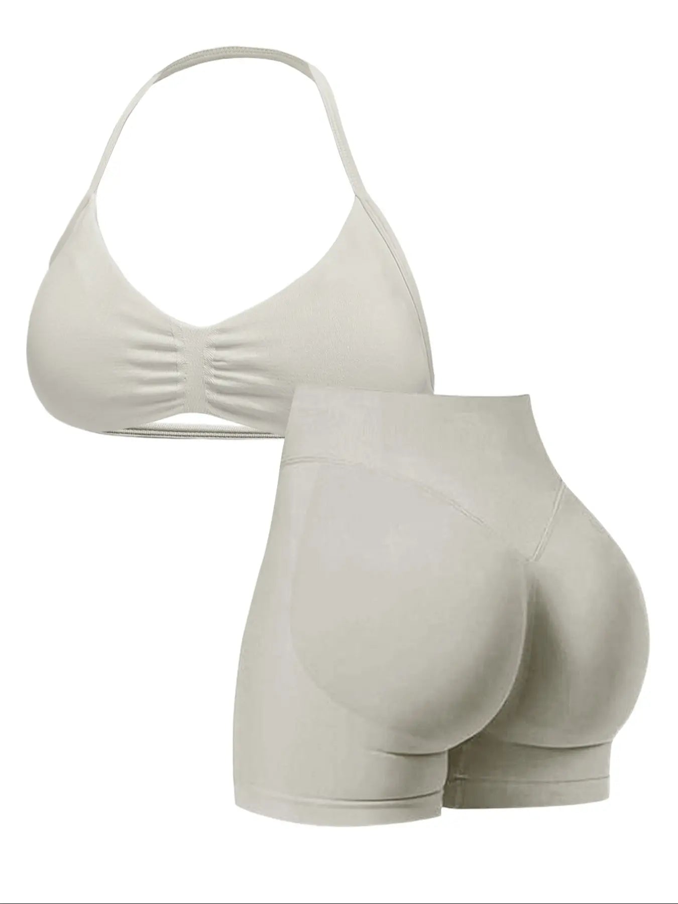 Elevate Your Workout with Our Stylish Women's High-Waist Yoga Set - Perfect for Running and Gym Sessions!