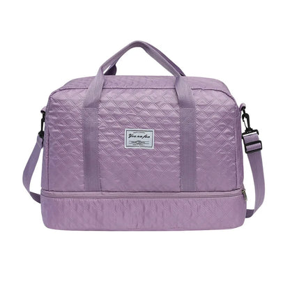Lightweight Luggage Bag, Large Capacity Travel Duffle Bag Gym Tote Bags, Shoulder Weekender Overnight Bag