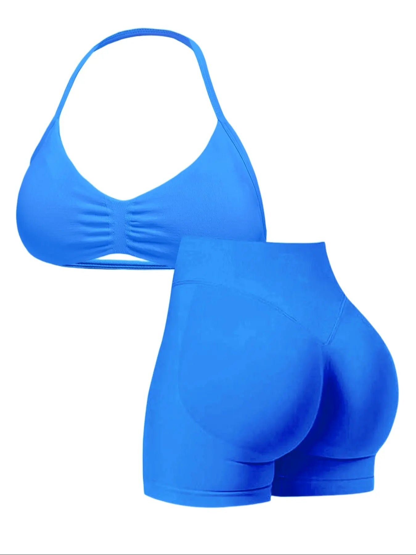 Elevate Your Workout with Our Stylish Women's High-Waist Yoga Set - Perfect for Running and Gym Sessions!
