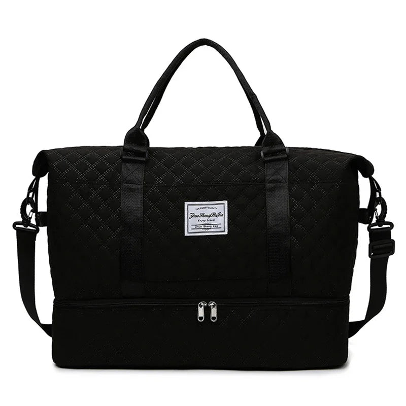 Lightweight Luggage Bag, Large Capacity Travel Duffle Bag Gym Tote Bags, Shoulder Weekender Overnight Bag