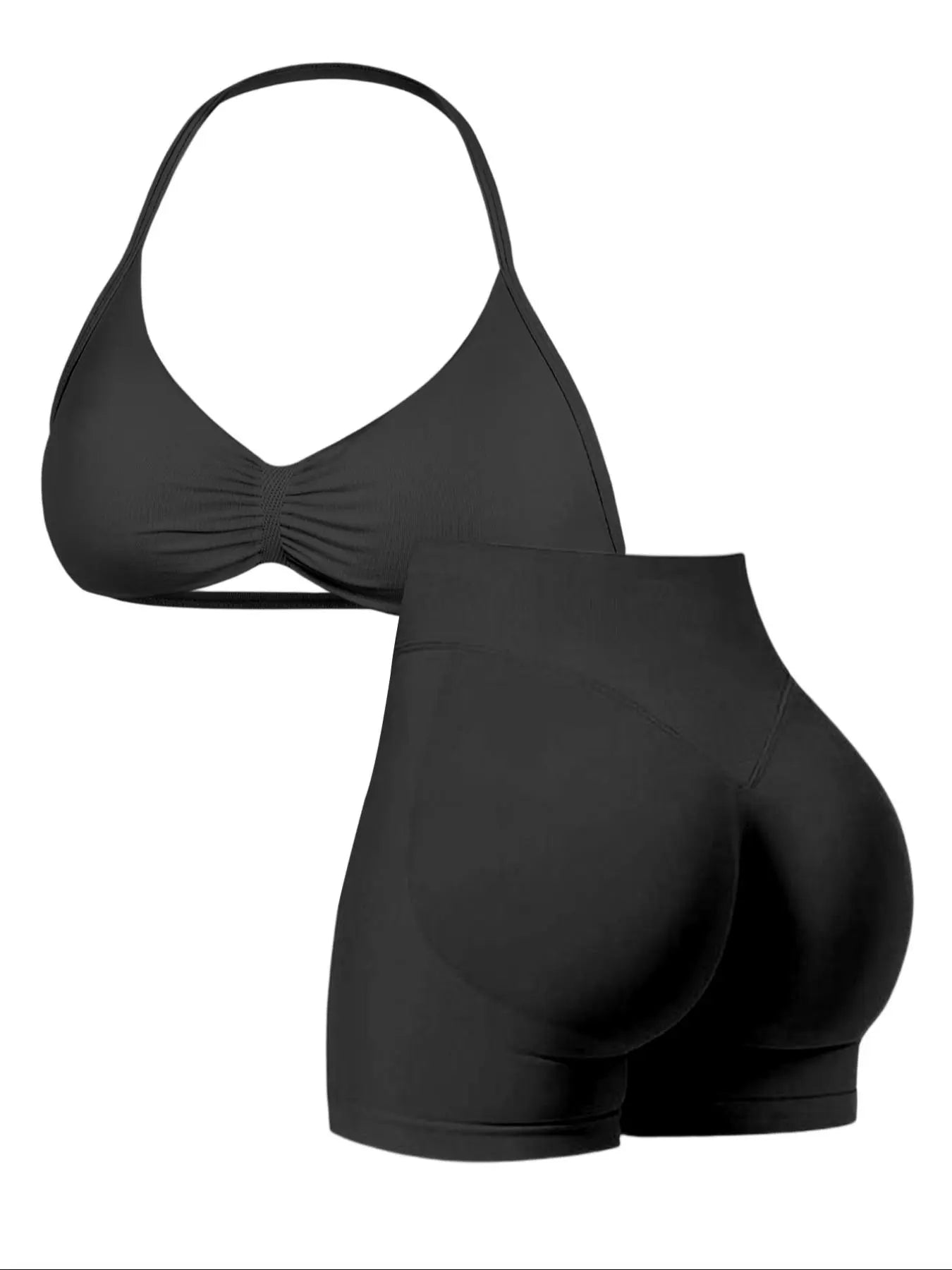 Elevate Your Workout with Our Stylish Women's High-Waist Yoga Set - Perfect for Running and Gym Sessions!
