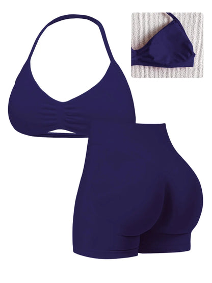 Elevate Your Workout with Our Stylish Women's High-Waist Yoga Set - Perfect for Running and Gym Sessions!