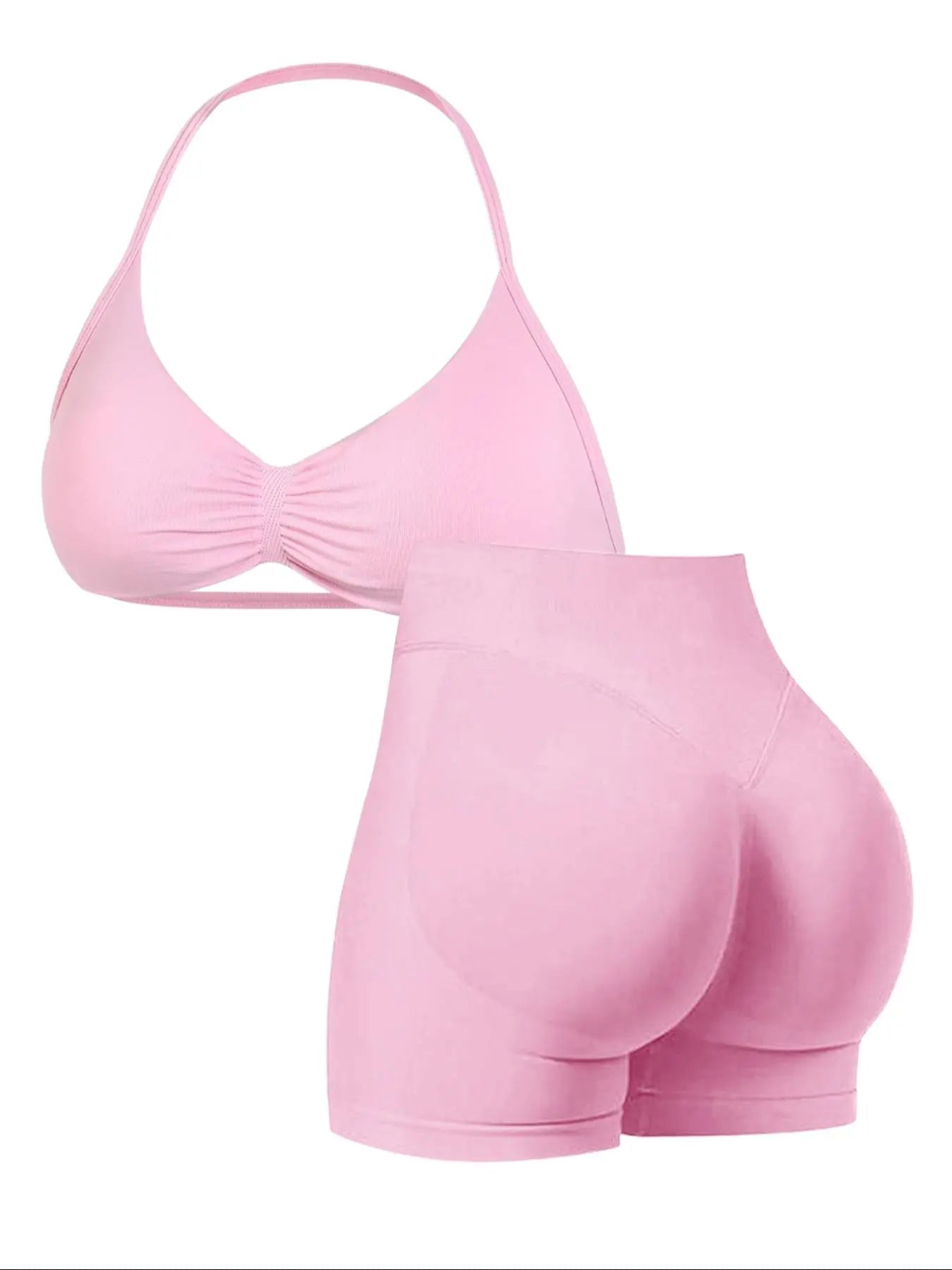 Elevate Your Workout with Our Stylish Women's High-Waist Yoga Set - Perfect for Running and Gym Sessions!