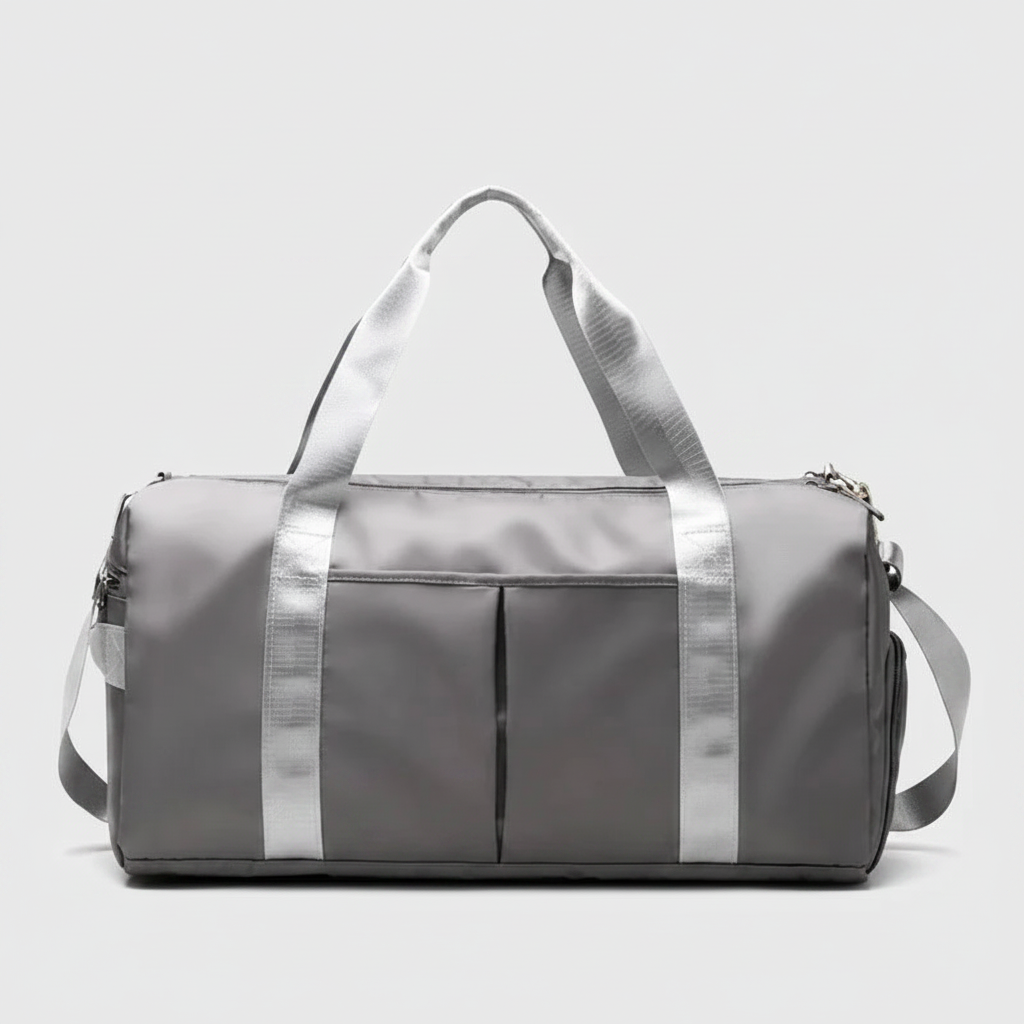 Duffel Bag - Light Grey Background